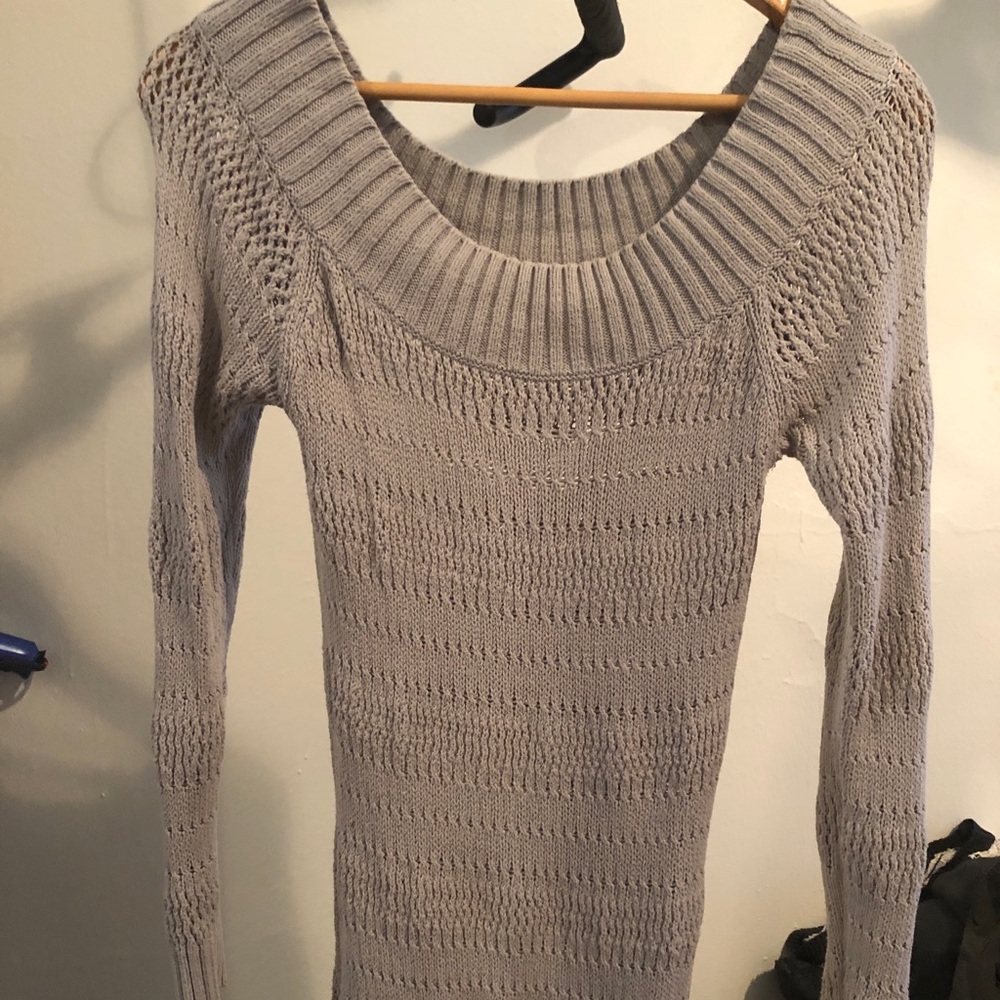 White House Black Market Grey Sweater